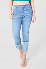 Mid Waist Skinny Jeans