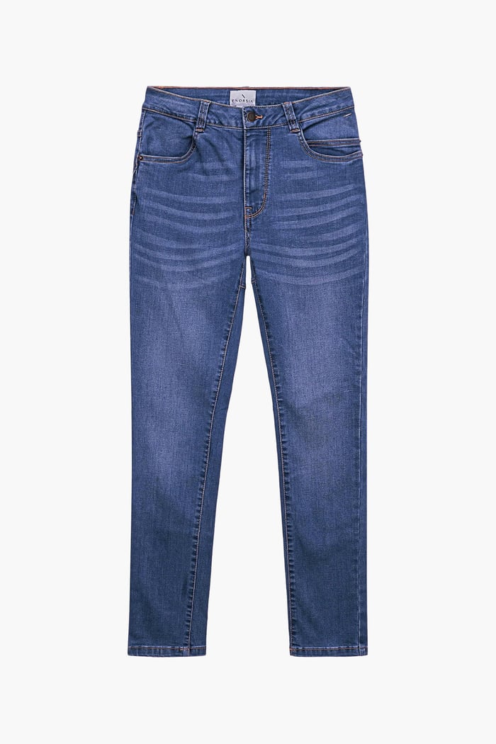 Mid Waist Skinny Jeans