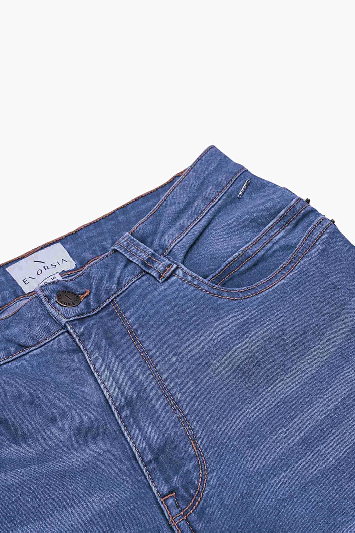 Mid Waist Skinny Jeans