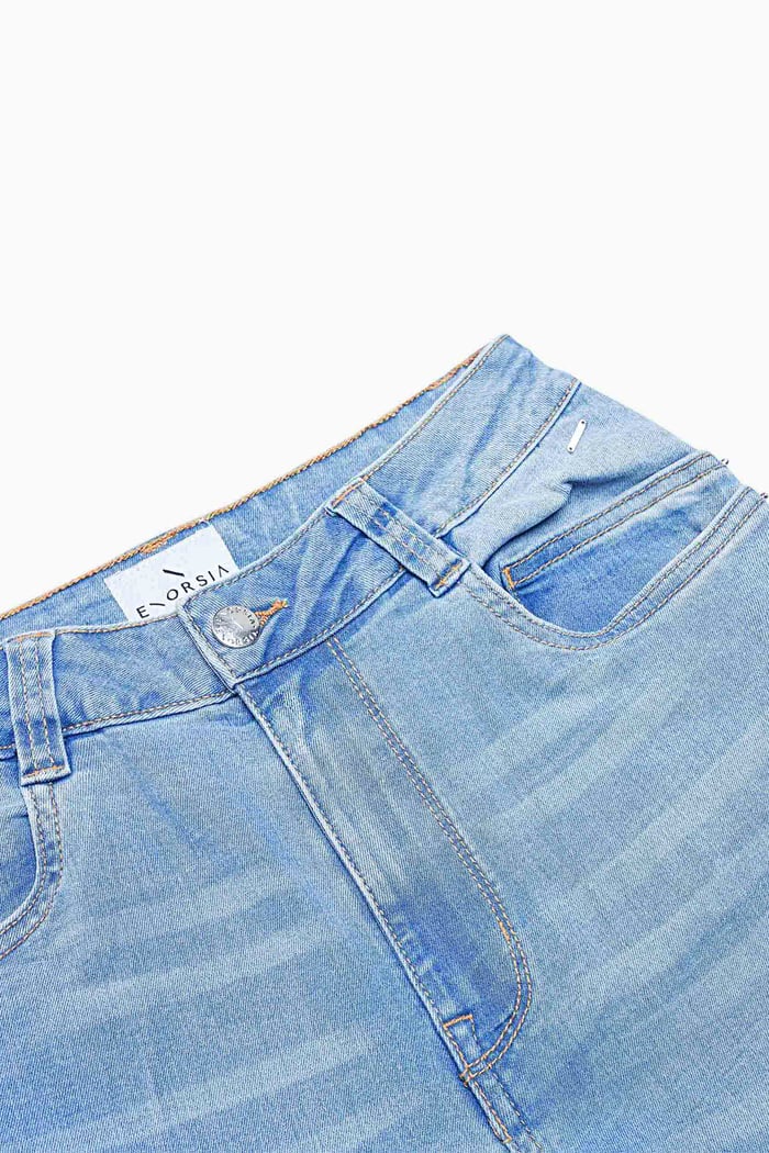 Mid Waist Skinny Jeans