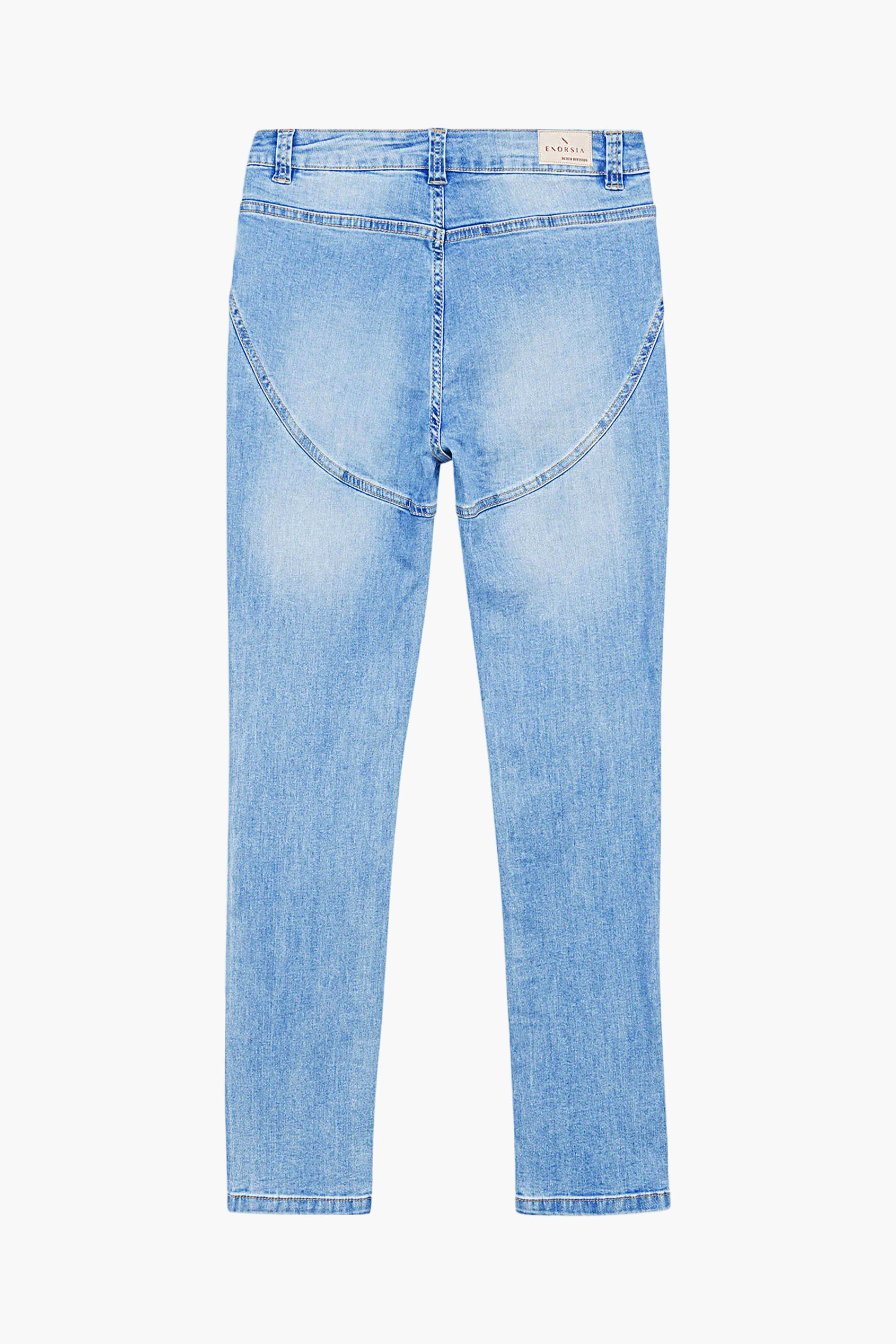 Mid Waist Skinny Jeans
