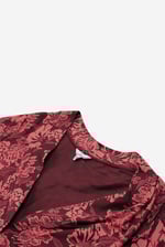 Womens Wild Flower Print Longline Midi Dress