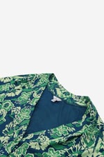 Womens Wild Flower Print Longline Midi Dress