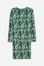 Womens Wild Flower Print Longline Midi Dress