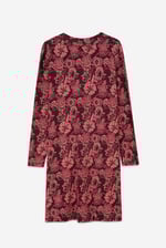 Womens Wild Flower Print Longline Midi Dress