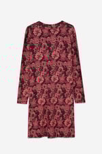 Womens Wild Flower Print Longline Midi Dress