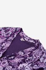 Womens Wild Flower Print Longline Midi Dress