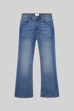 Mid Waist Flare Jeans
