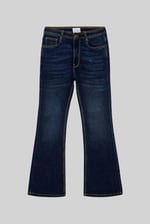 Mid Waist Flare Jeans