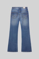 Mid Waist Flare Jeans