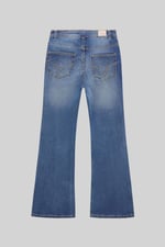 Mid Waist Flare Jeans