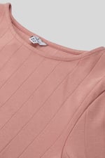 Ruched Button Decor Long Sleeve Tunic Dress