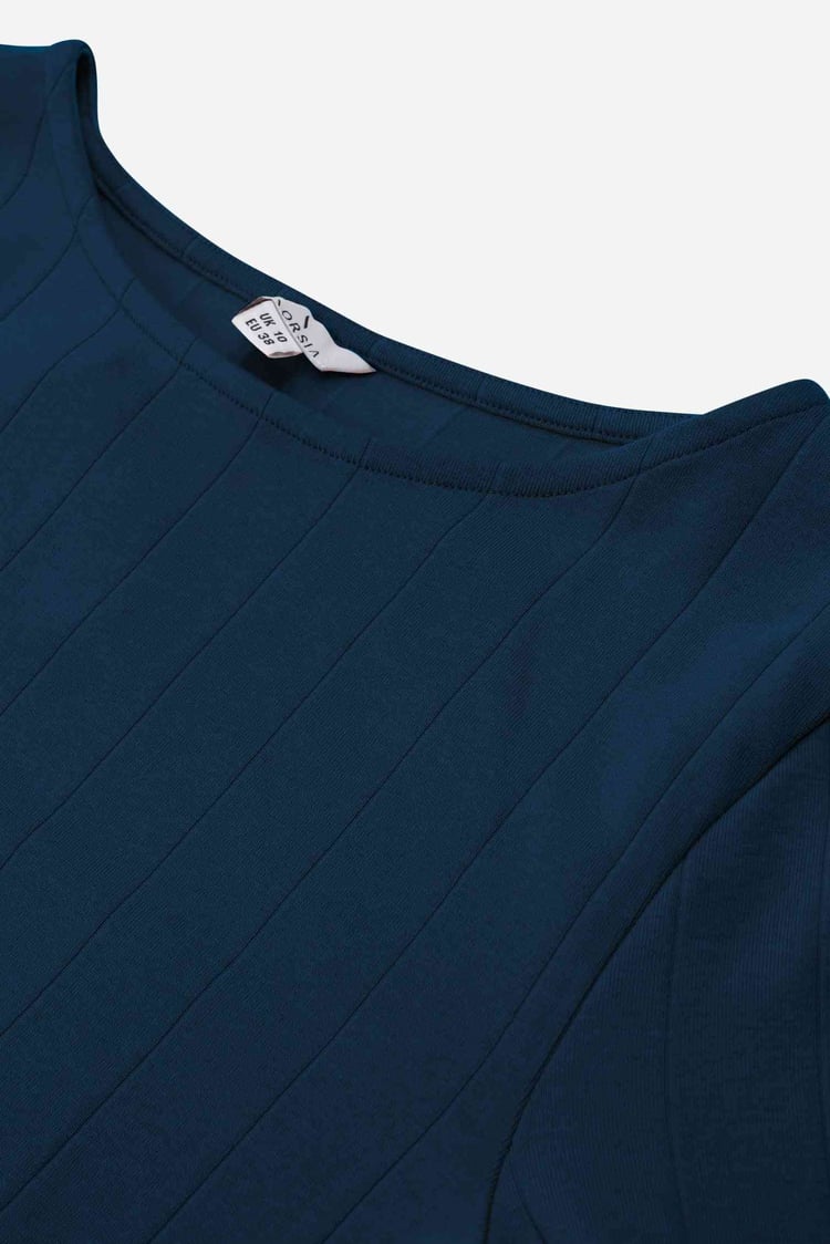 Ruched Button Decor Long Sleeve Tunic Dress