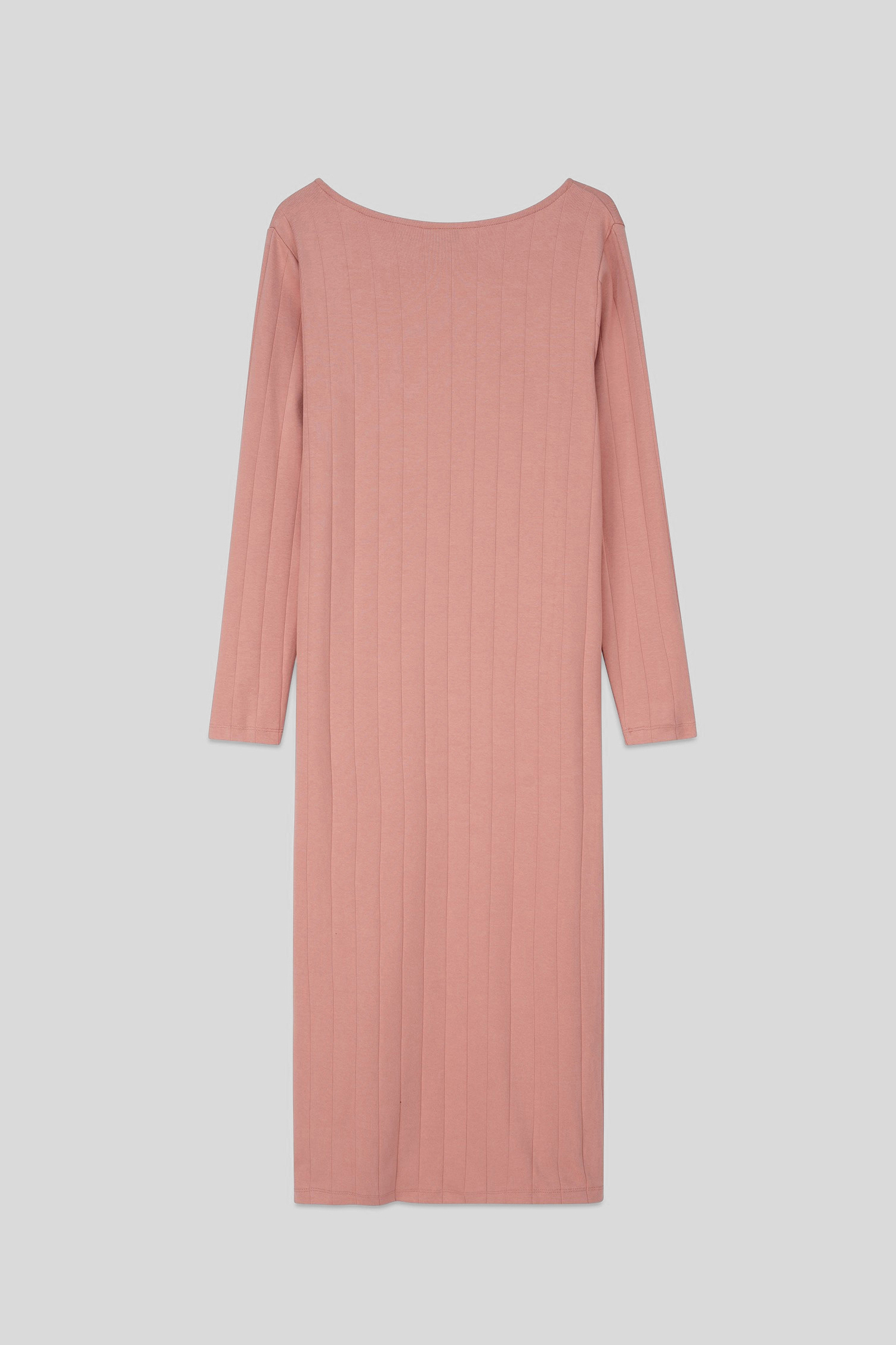 Ruched Button Decor Long Sleeve Tunic Dress