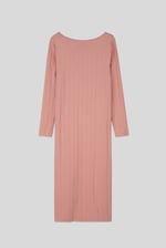 Ruched Button Decor Long Sleeve Tunic Dress