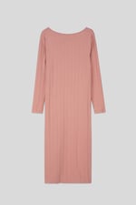 Ruched Button Decor Long Sleeve Tunic Dress