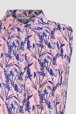 Wild Garden Print Button-Through Shirt Dress