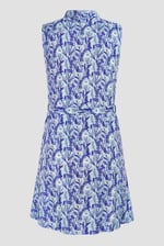 Wild Garden Print Button-Through Shirt Dress