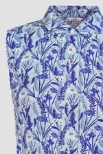 Wild Garden Print Button-Through Shirt Dress