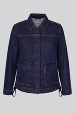 Denim Trucker Jacket With Borg Lining
