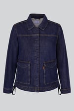 Denim Trucker Jacket With Borg Lining