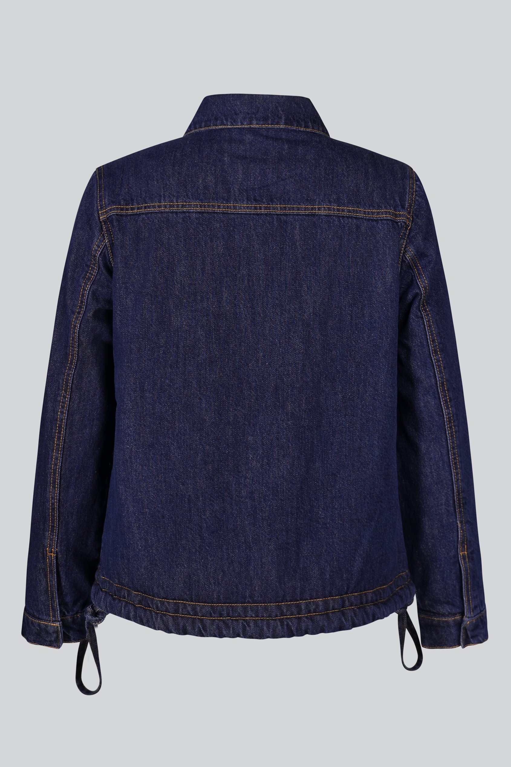 Denim Trucker Jacket With Borg Lining