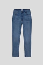 Mid Waist Slim Fit Jeans