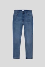 Mid Waist Slim Fit Jeans