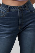 Mid Waist Slim Fit Jeans