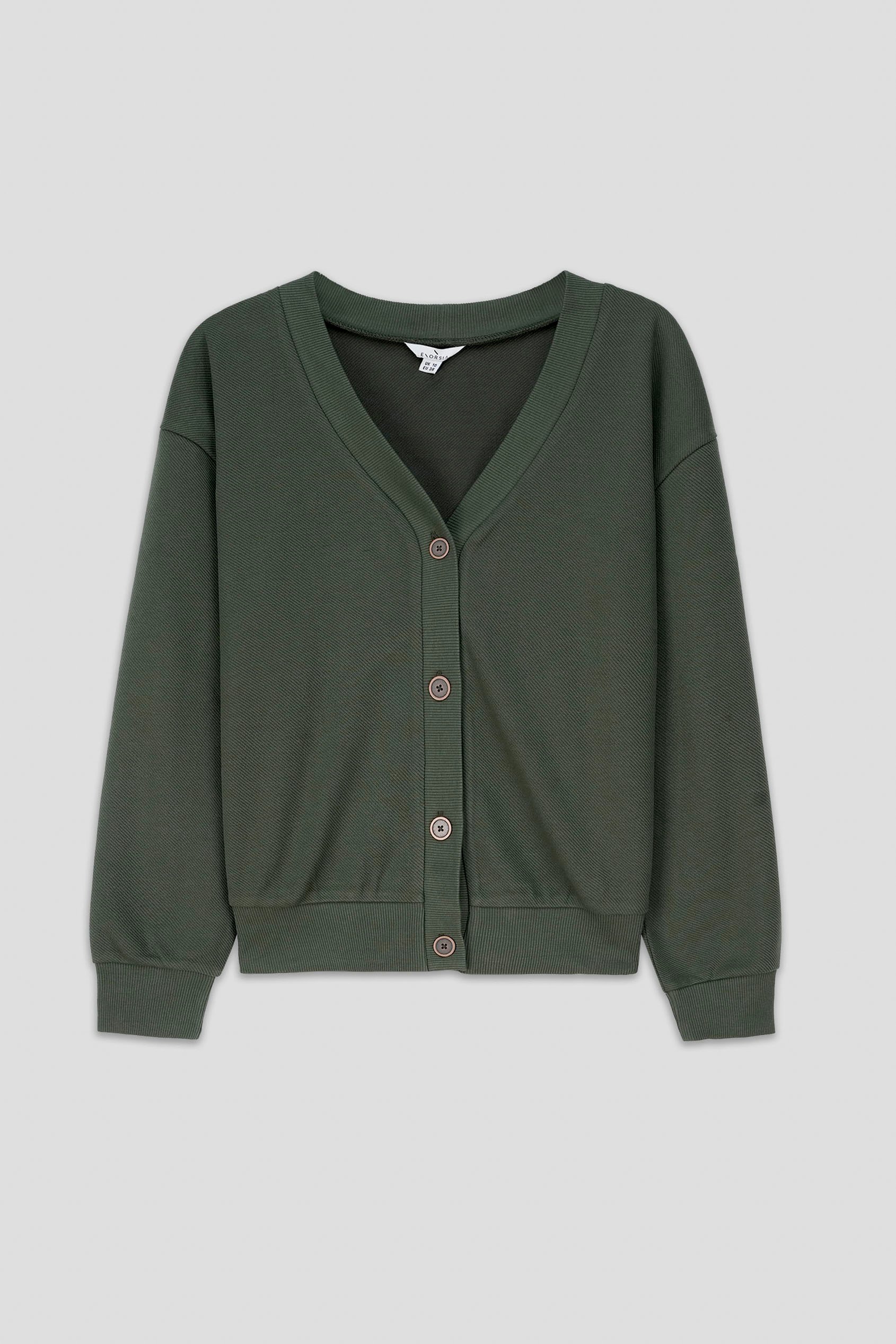 Jersey Button through Cardigan