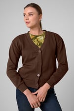 Jersey Button through Cardigan