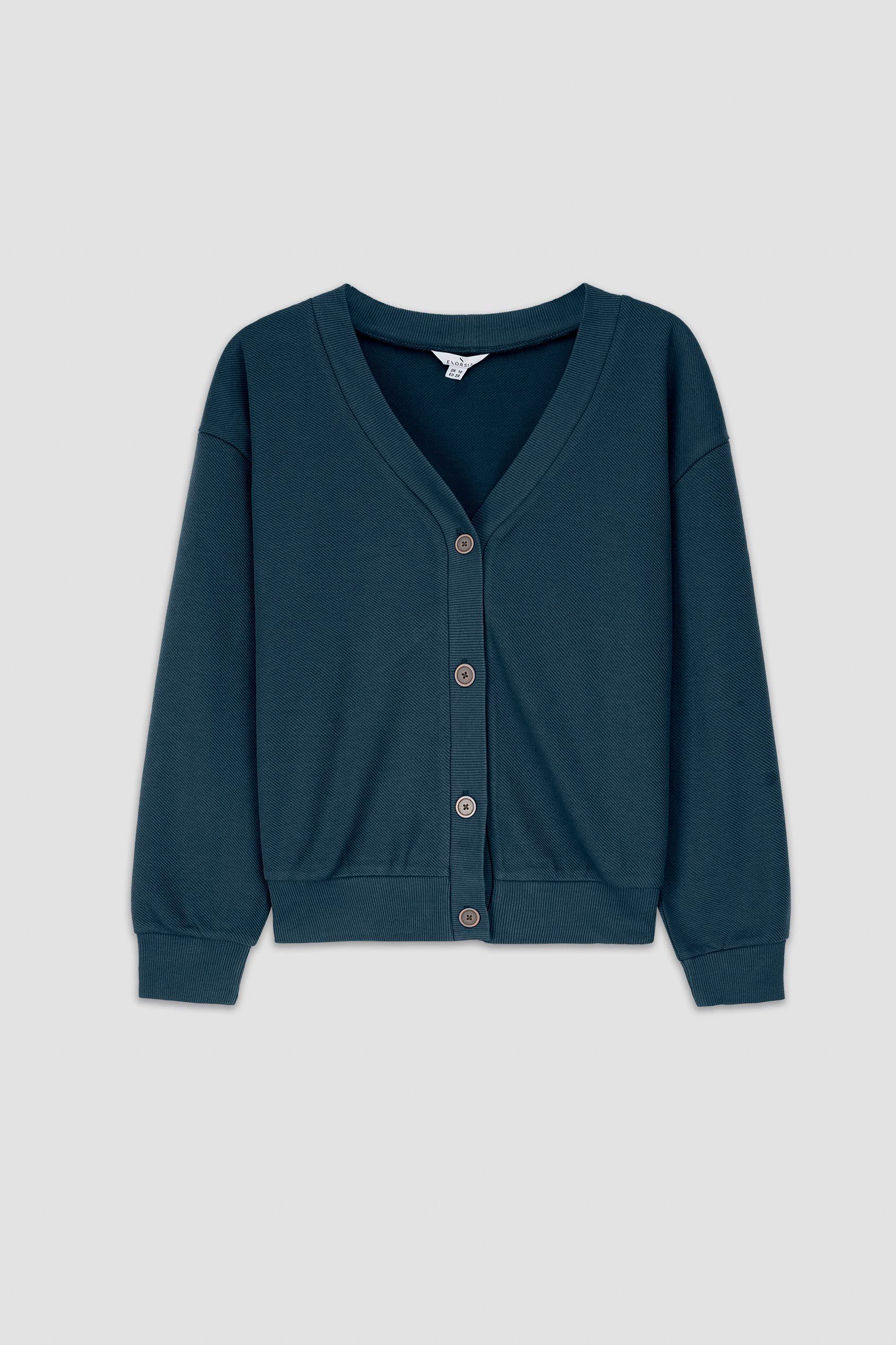 Jersey Button through Cardigan