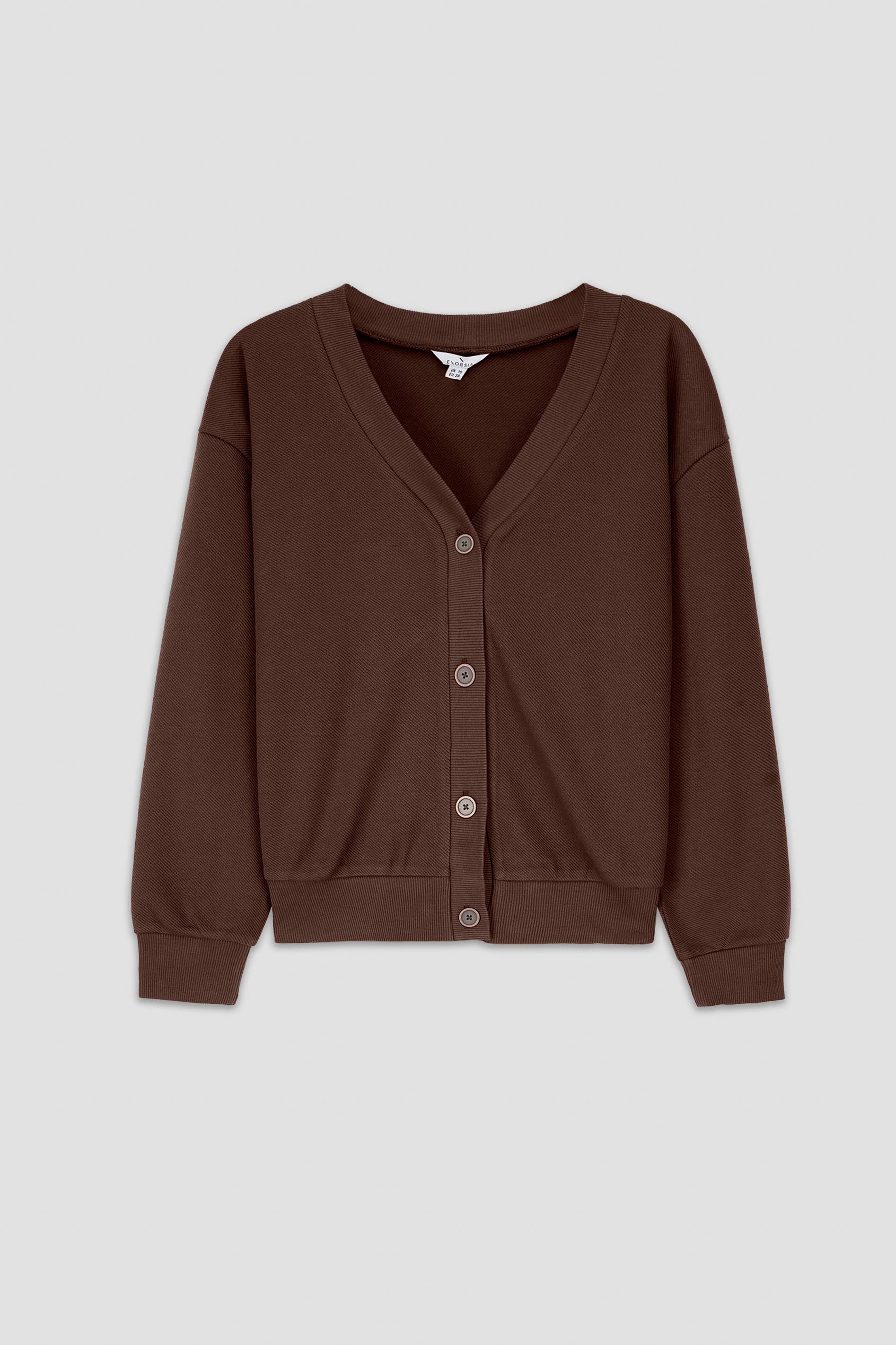 Jersey Button through Cardigan