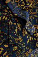 Womens V-neck Button Through Dress