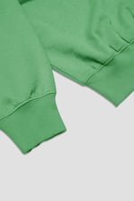 Ribbed Hem Cropped Sweatshirt