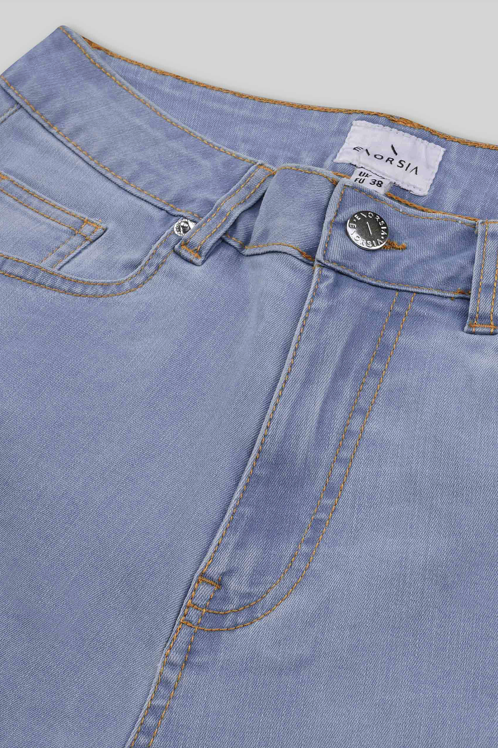 Womens Curve High Rise Straight Jeans