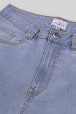 Womens Curve High Rise Straight Jeans