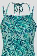 Leaf Floral Strappy Cami Slip Dress