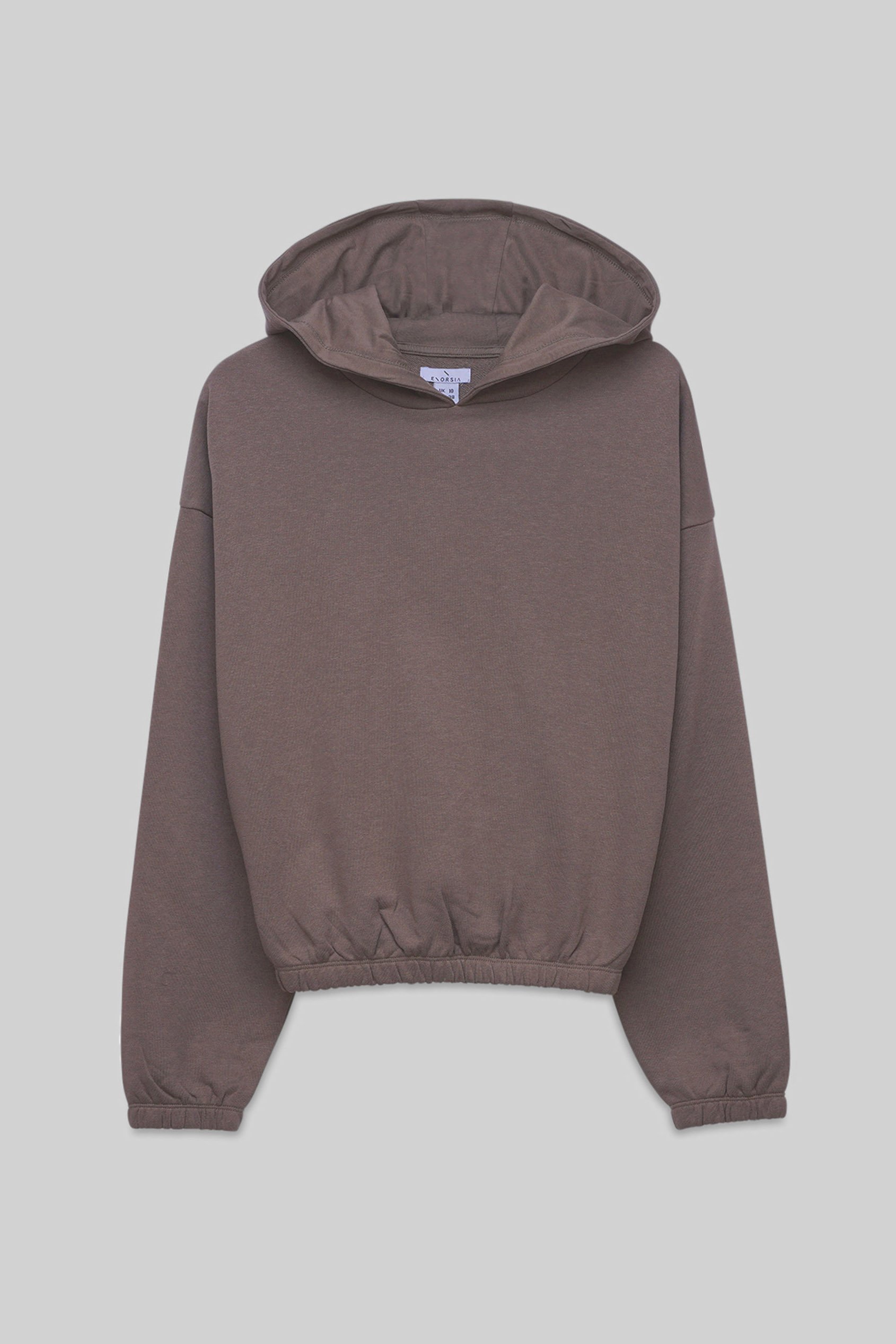 Jersey Hoodie With Elastic Waistband
