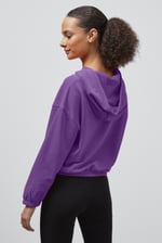 Jersey Hoodie With Elastic Waistband