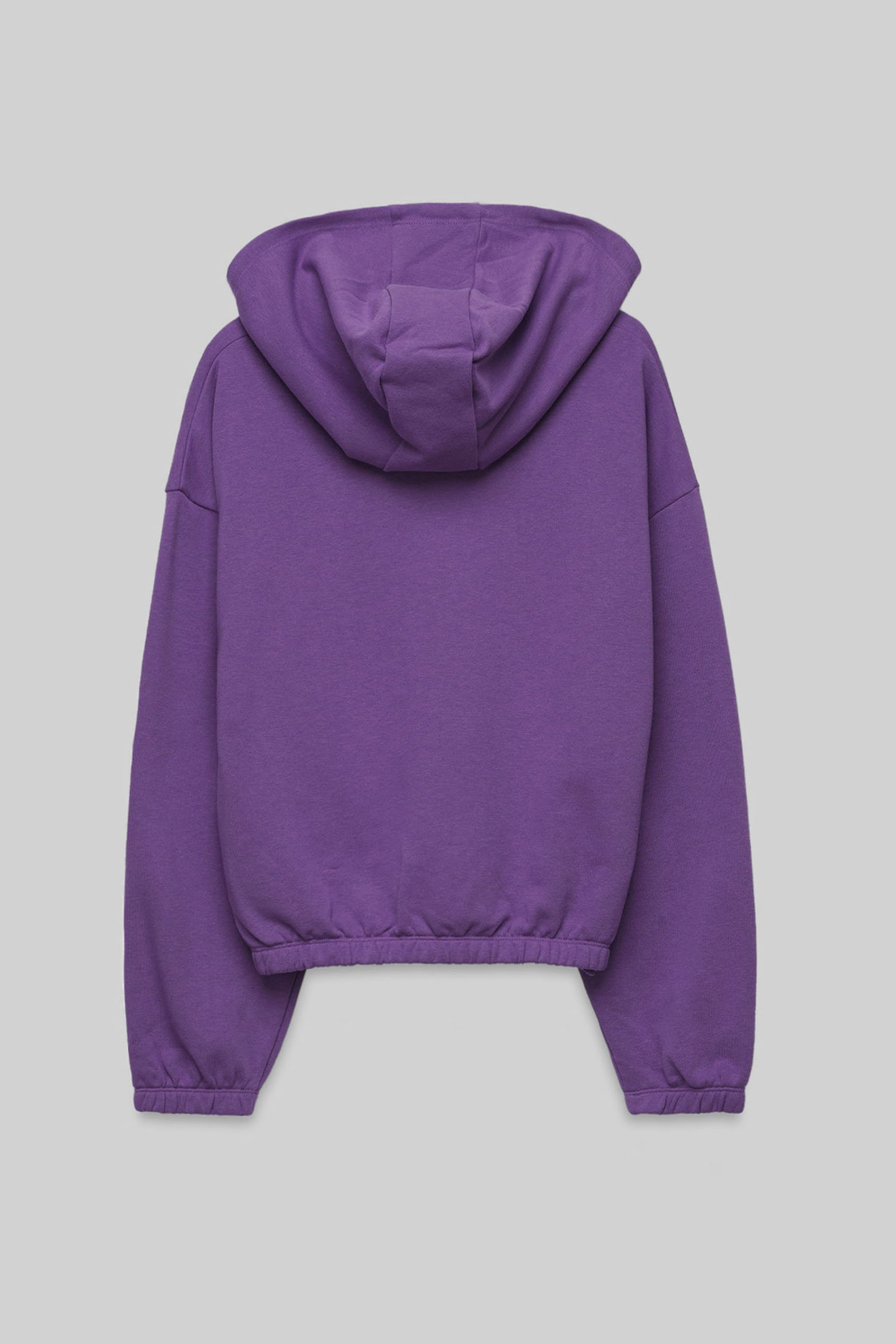 Jersey Hoodie With Elastic Waistband