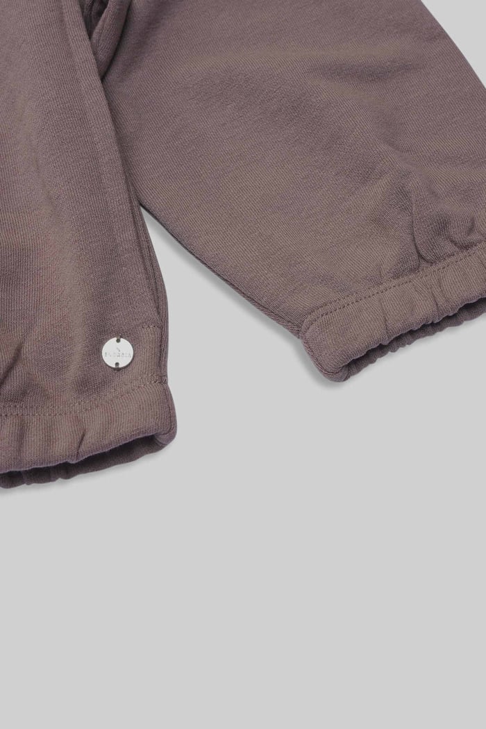 Jersey Hoodie With Elastic Waistband