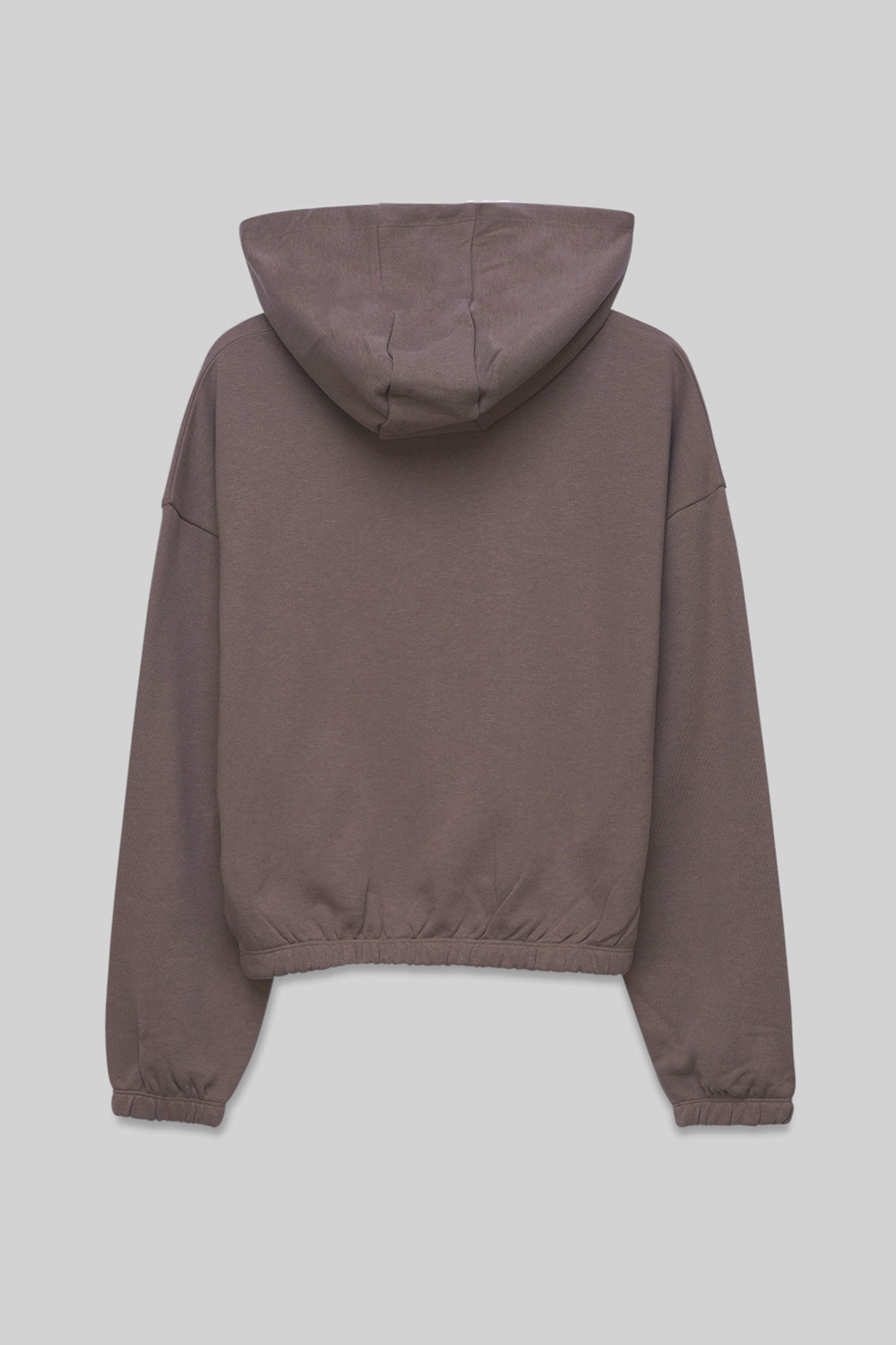Jersey Hoodie With Elastic Waistband