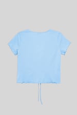 Lettuce Hem Tie Front T-Shirt