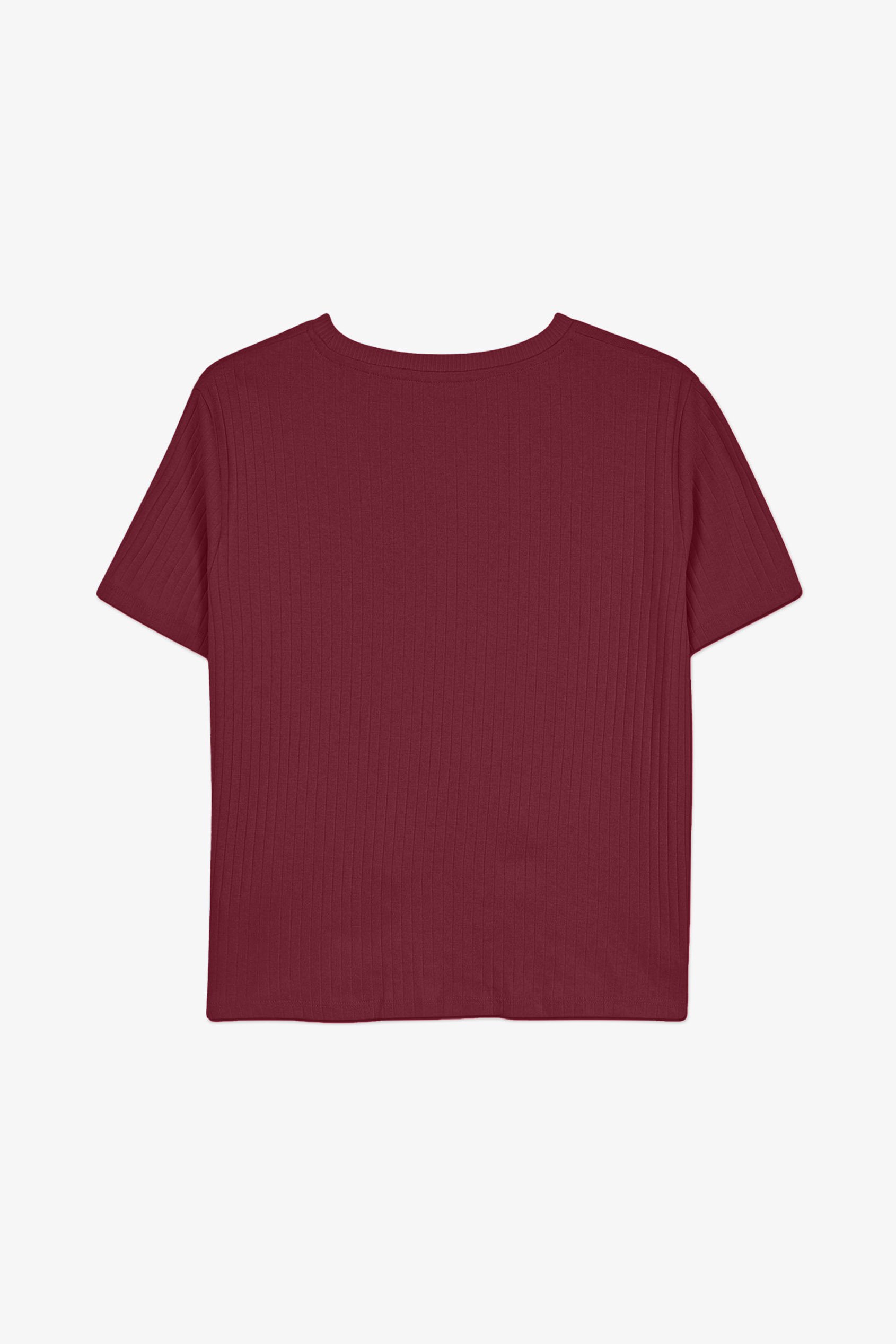 Twisted Hem Front T-Shirt