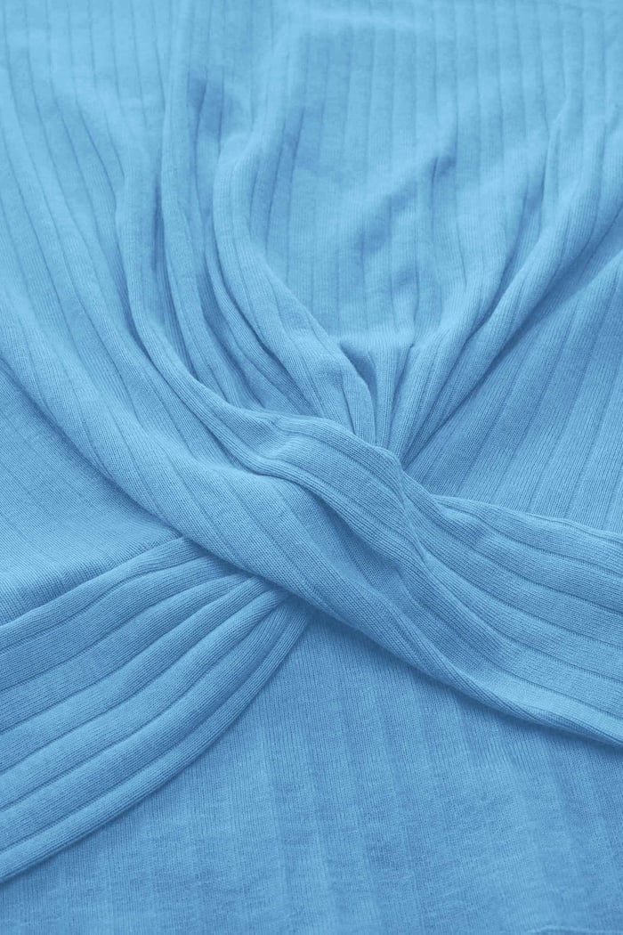 Twisted Hem Front T-Shirt