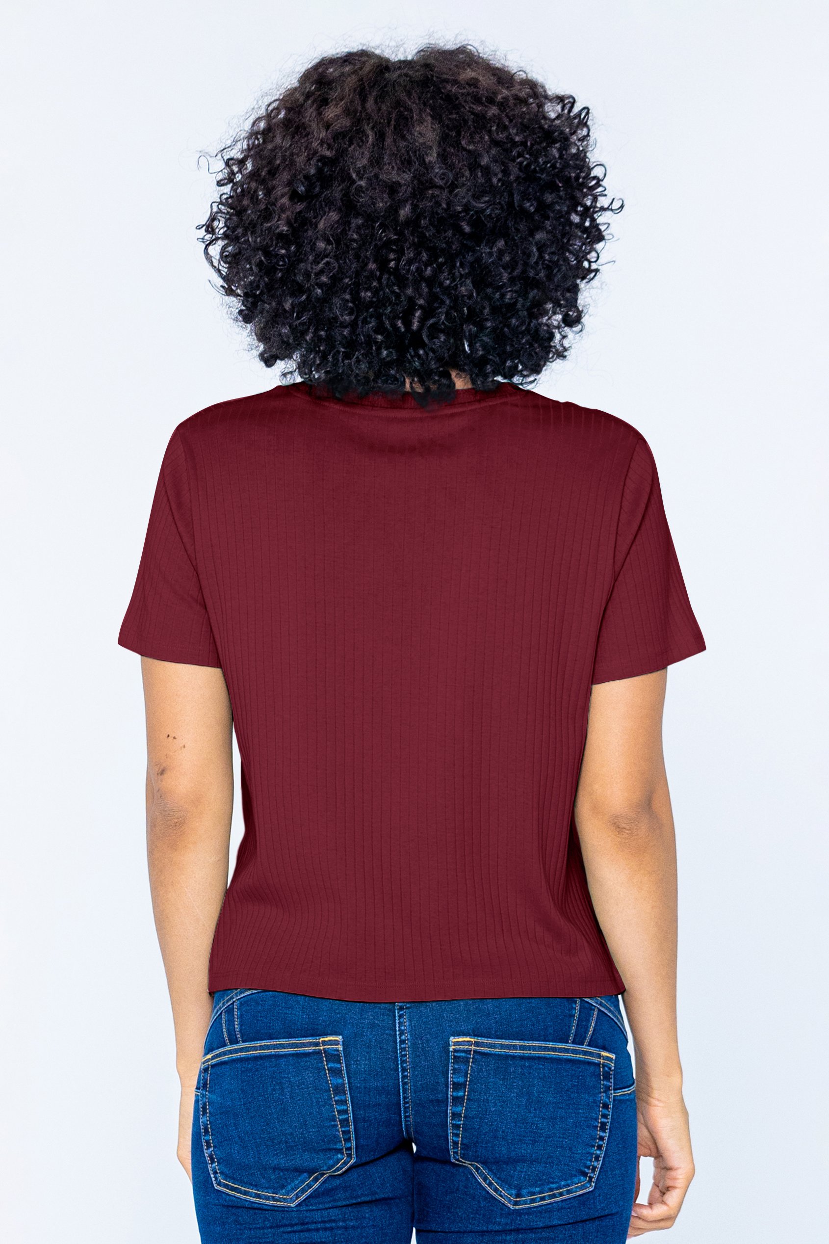 Twisted Hem Front T-Shirt