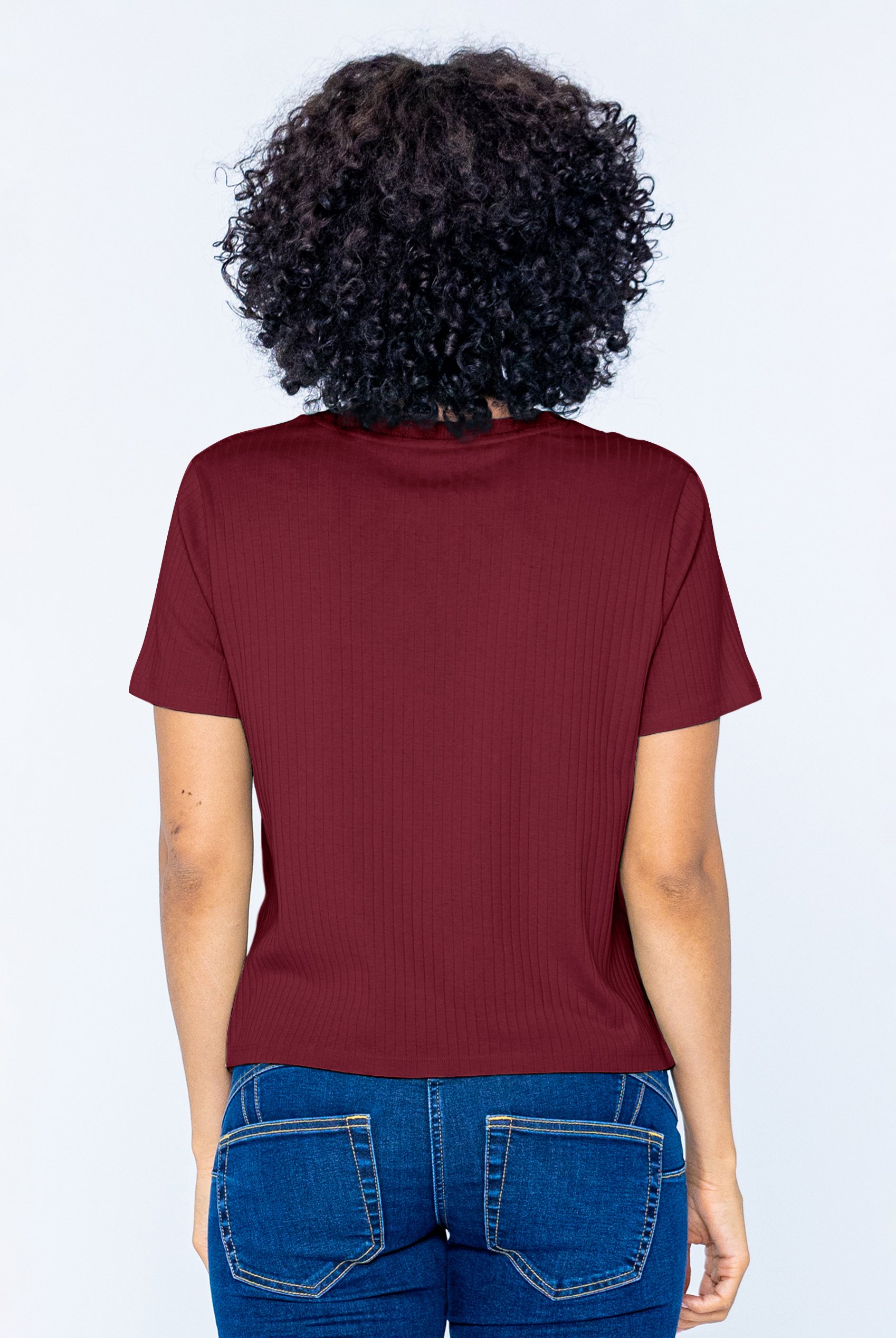 Twisted Hem Front T-Shirt