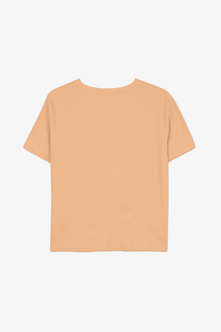 Twisted Hem Front T-Shirt