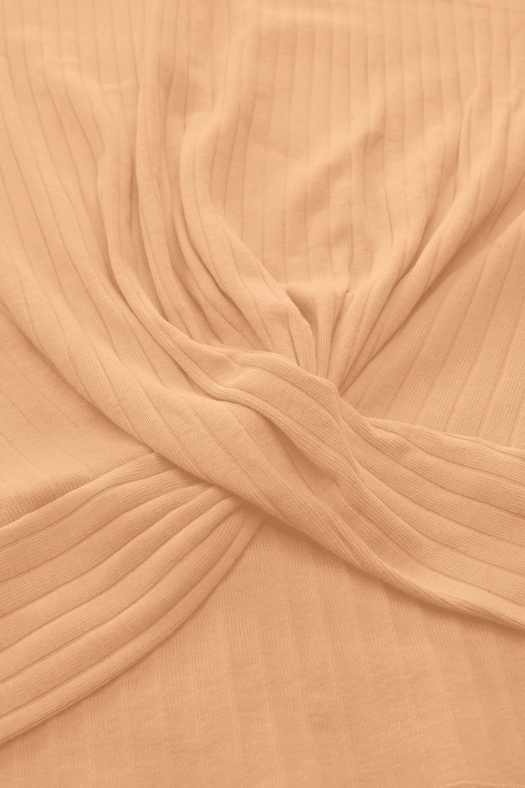 Twisted Hem Front T-Shirt